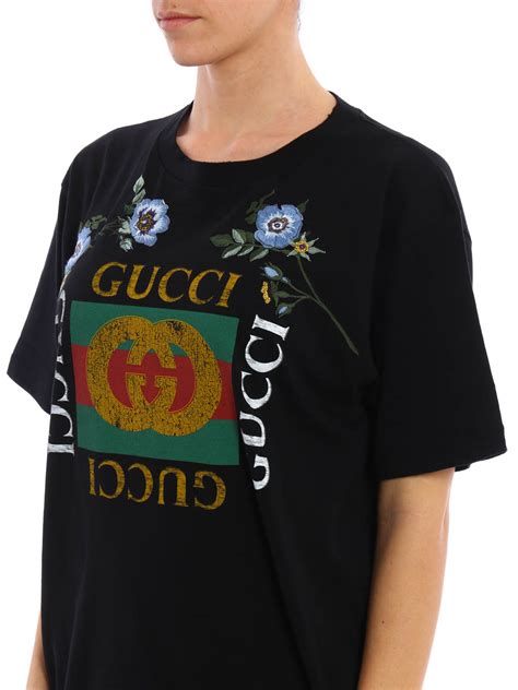 gucci floral tshirt|Gucci little black dress.